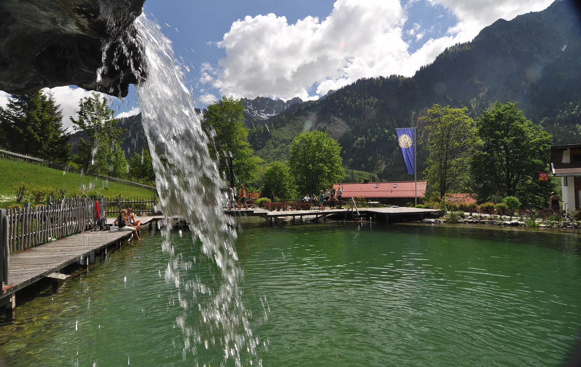 Kneipp Kurgarten Prinze Gumpe in Hinterstein